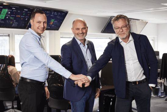 Kristian, Flemming og Jan Plecto